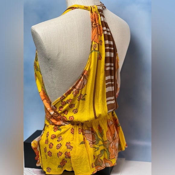 Free People NWOT Hot Tropic Tank in Mango Combo size M - Picture 5 of 13